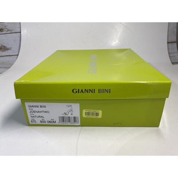 ((NEW)) Gianni Bini "Joenahtwo" Natural Straw Summer Beach Heels Size 6M Fruit - Picture 9 of 10